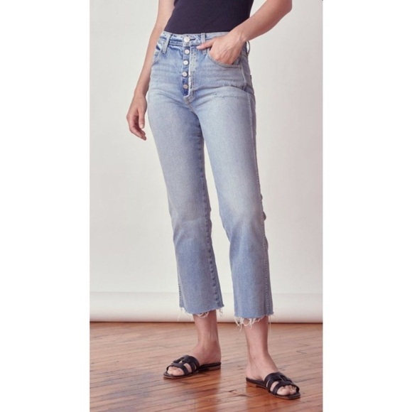 NWT AMO High Rise Kick Crop Jeans in size 30 - Picture 2 of 13